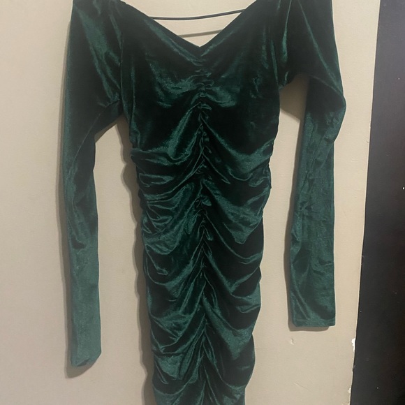 SHEIN | Dresses | Shein Green Emerald Dress | Poshmark